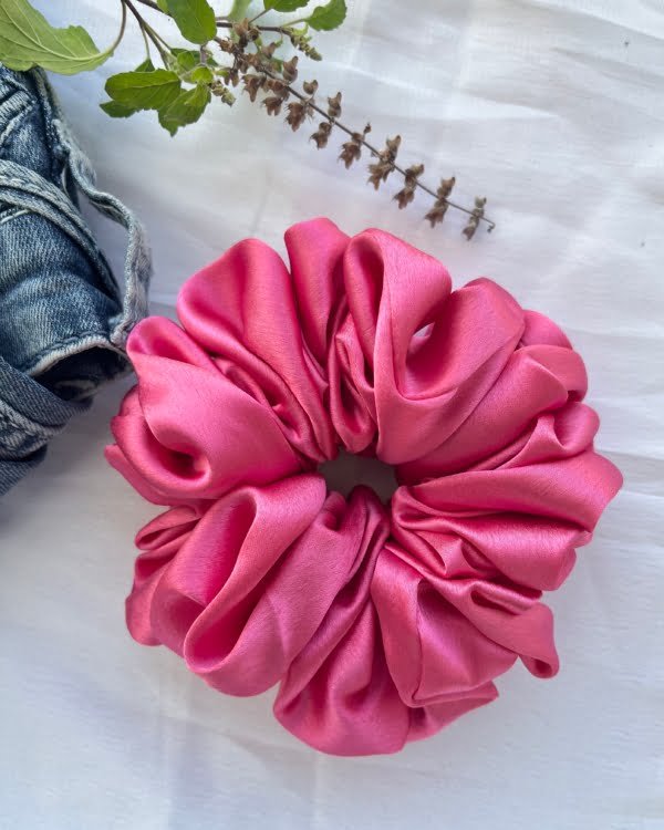 Fashionable Olivia Giant scrunchies, perfect for adding a trendy and chic touch to your hairstyles and making a statement.